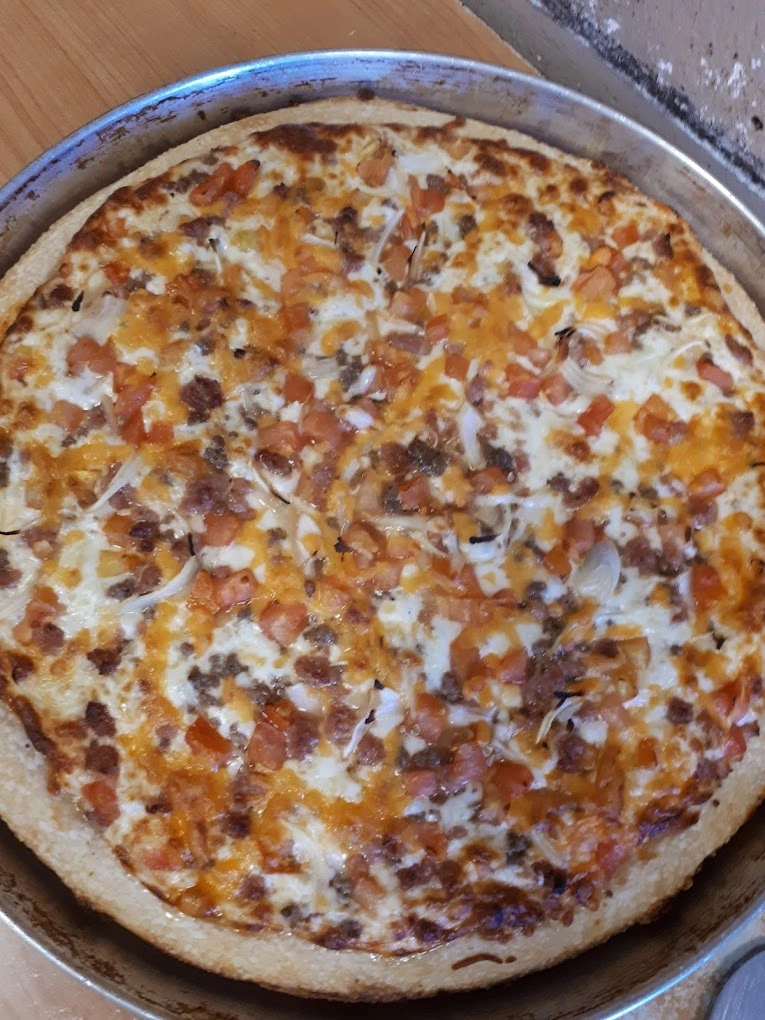 Gooey chocolate lava cake at YROC Pizza in Innisfail, AB